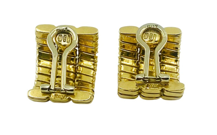 Carlo Weingrill 18k Gold Earrings Tubogas