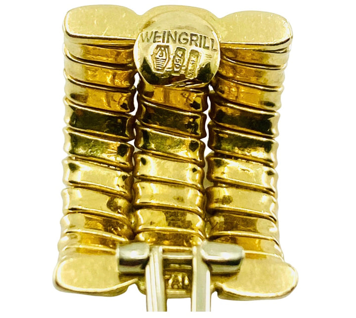 Carlo Weingrill 18k Gold Earrings Tubogas