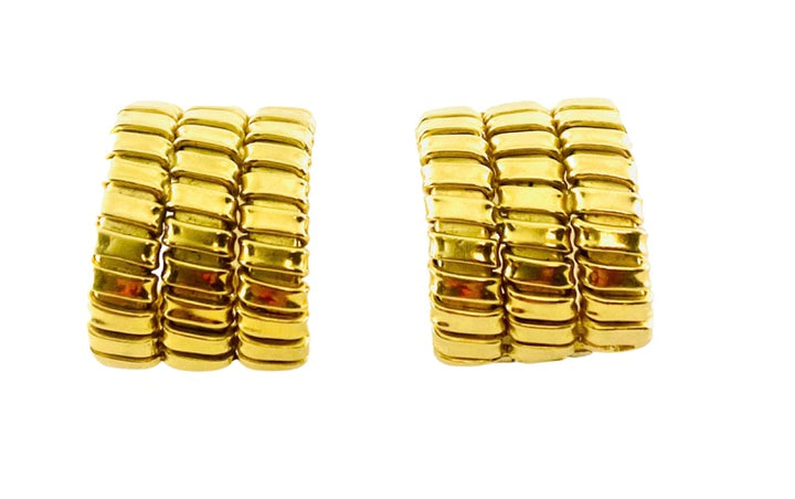 Carlo Weingrill 18k Gold Earrings Tubogas
