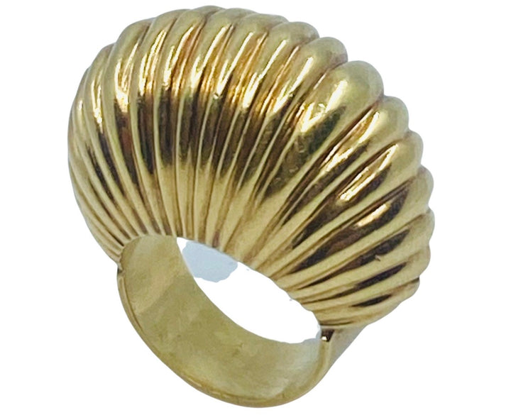 Cartier 14k Gold Dome Ring