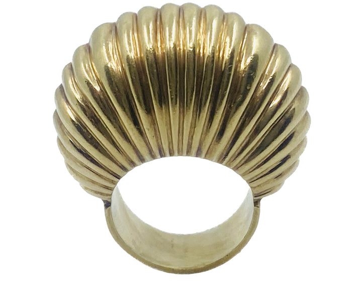 Cartier 14k Gold Dome Ring