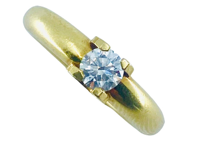 Cartier Solitaire Diamond Ring 18k Gold