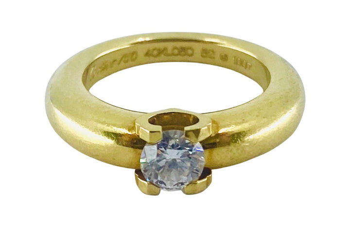 Cartier Solitaire Diamond Ring 18k Gold