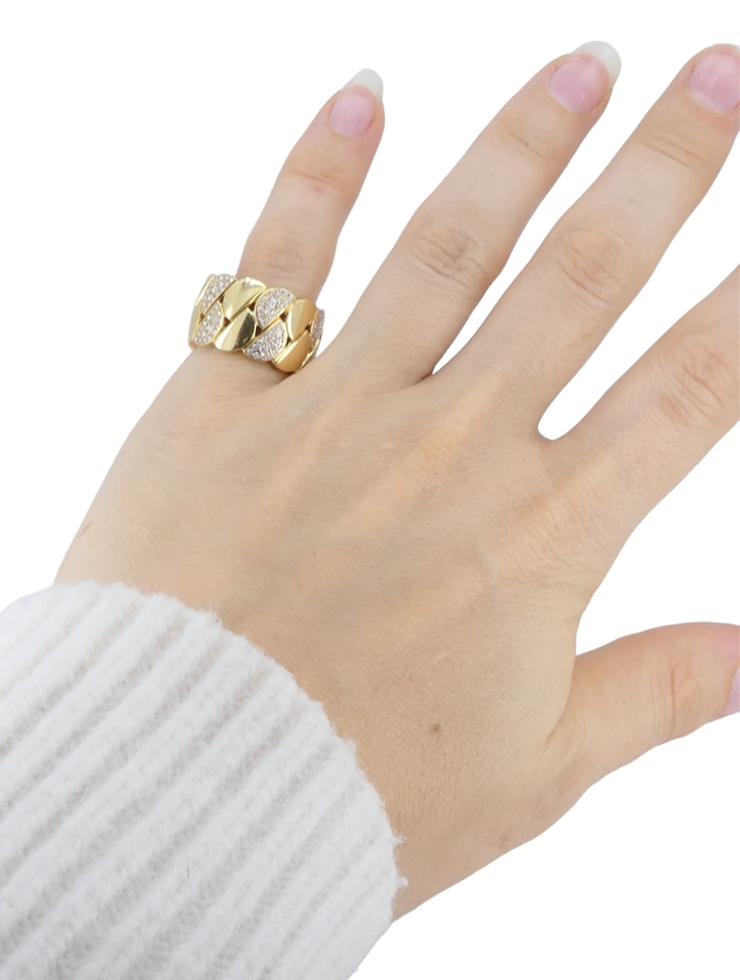 Cartier La Dona 18k Gold Diamond Ring