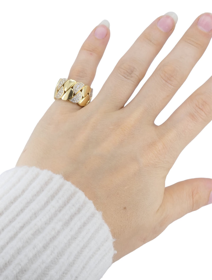 Cartier La Dona 18k Gold Diamond Ring