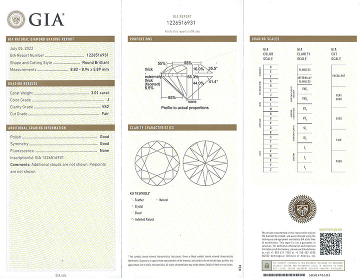 Platinum Emerald Diamond Ring 3.01-ct GIA Estate Jewelry
