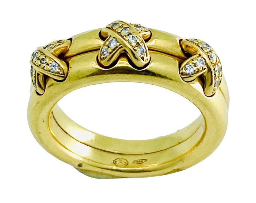 Chaumet Liens X Gold Ring