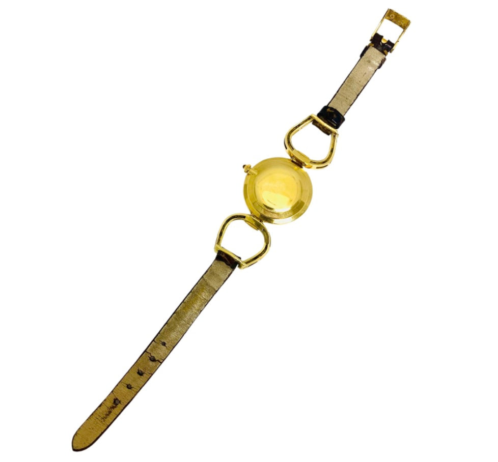 Chopard Watch Gold Tiger's Eye Vintage 18k Gold