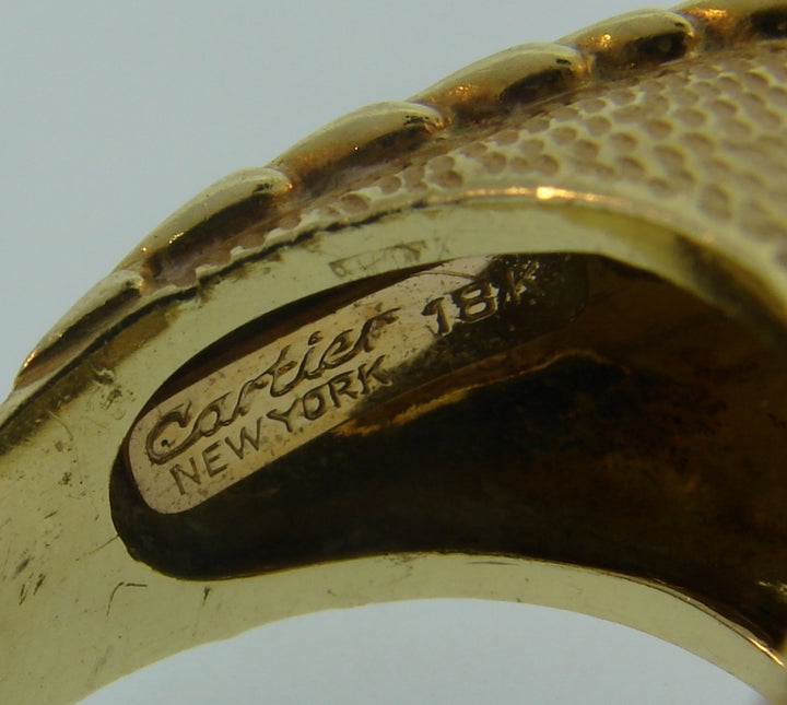 Vintage Cartier 18k Yellow Gold Ring