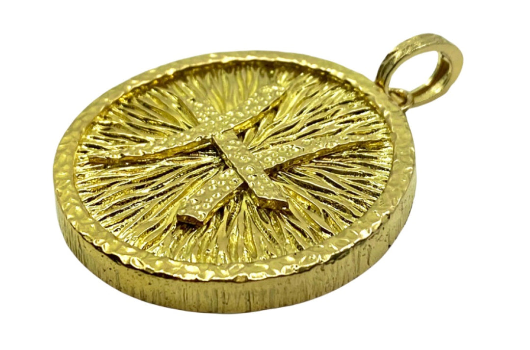 David Webb 18K Gold Pisces Pendant
