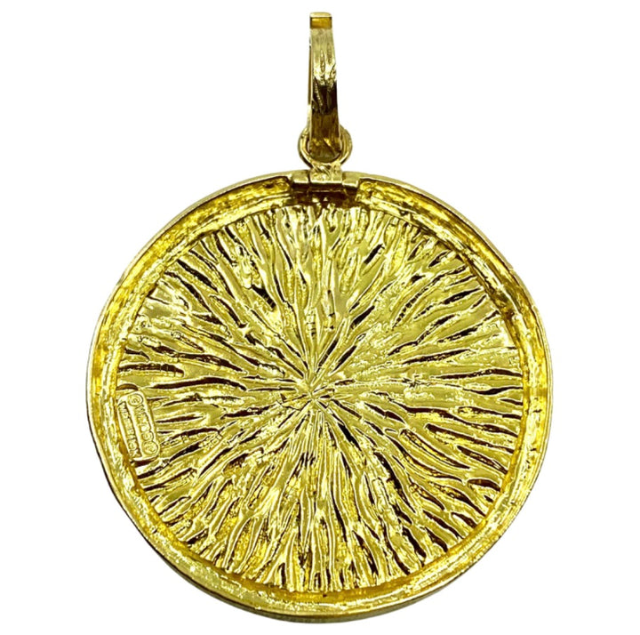 David Webb 18K Gold Pisces Pendant