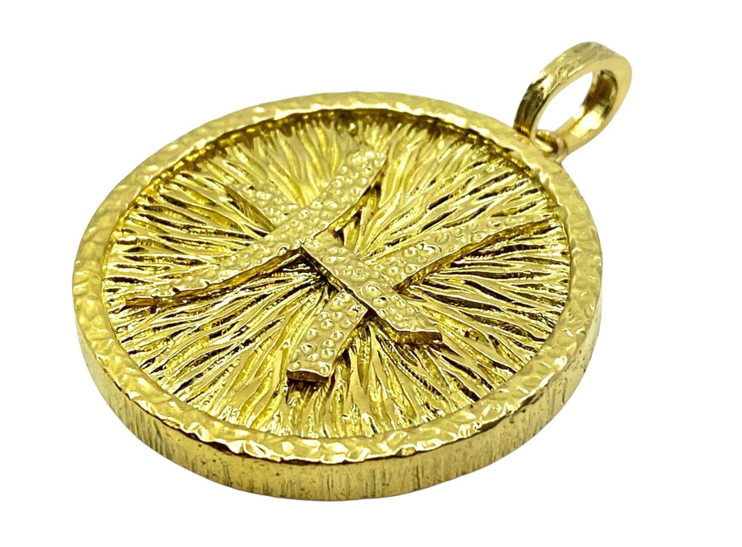 David Webb 18K Gold Pisces Pendant