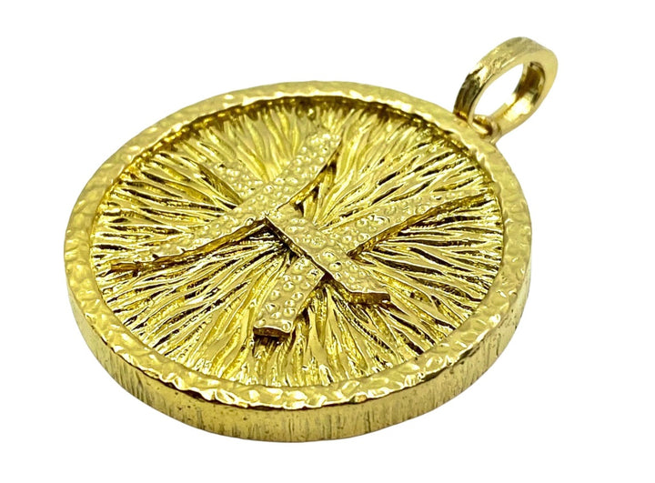 David Webb 18K Gold Pisces Pendant