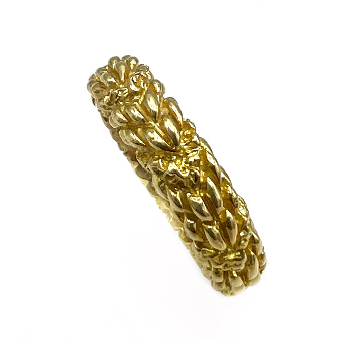 Vintage Tiffany & Co. 18k Gold Band Ring circa 1980s