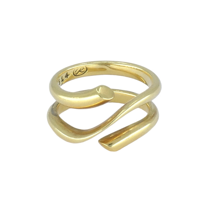 Georg Jensen 18k Gold Rubber Ring
