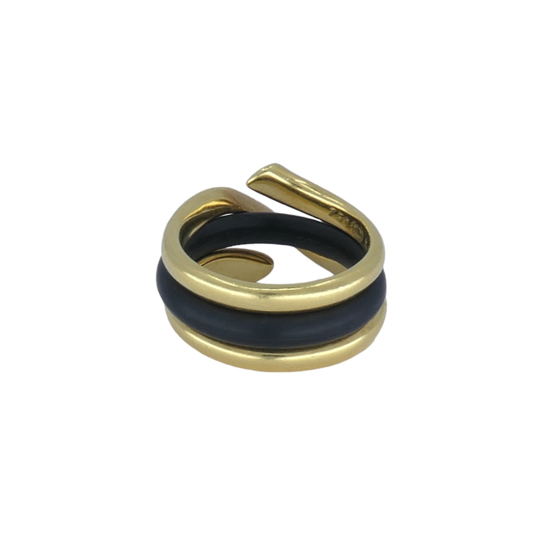 Georg Jensen 18k Gold Rubber Ring