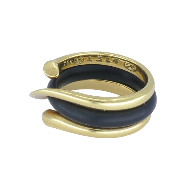 Georg Jensen 18k Gold Rubber Ring