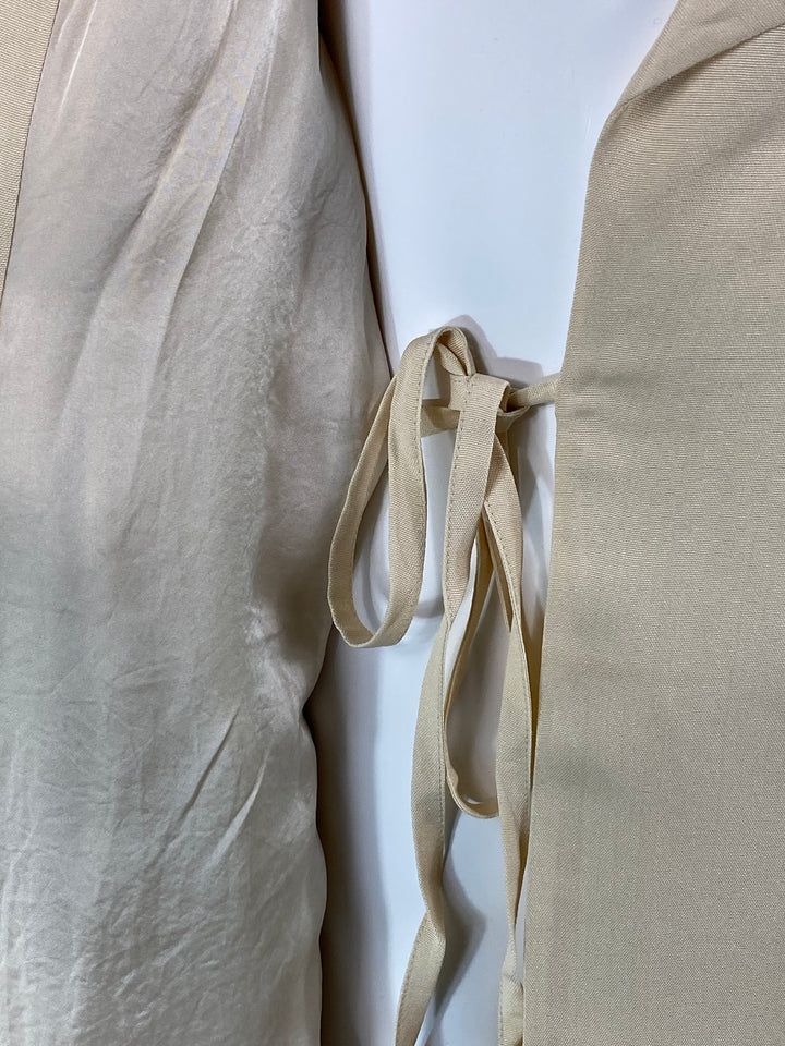 2006 LANVIN Cream/ Ivory Linen Coat Size 40