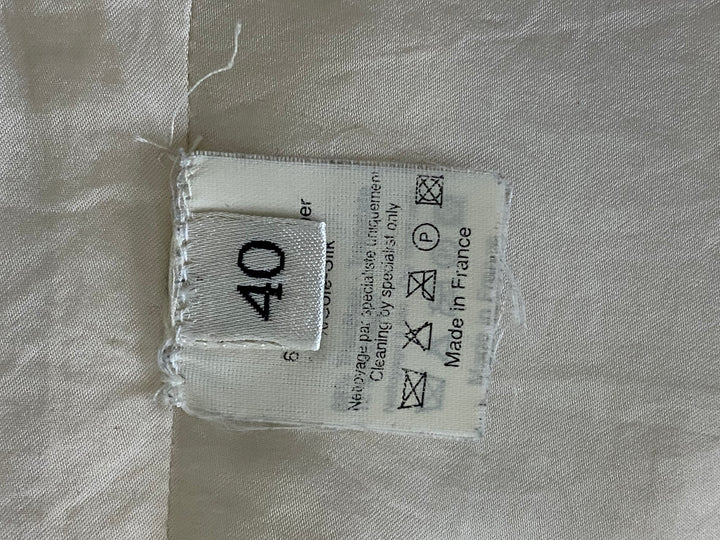 2006 LANVIN Cream/ Ivory Linen Coat Size 40