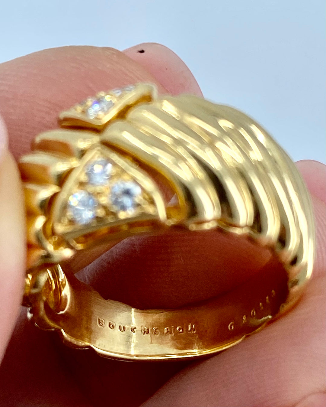 Boucheron  Gold  Diamond  Ring
