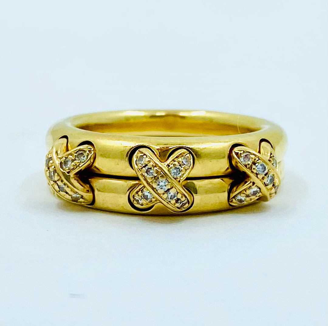 Chaumet Liens X Gold Ring