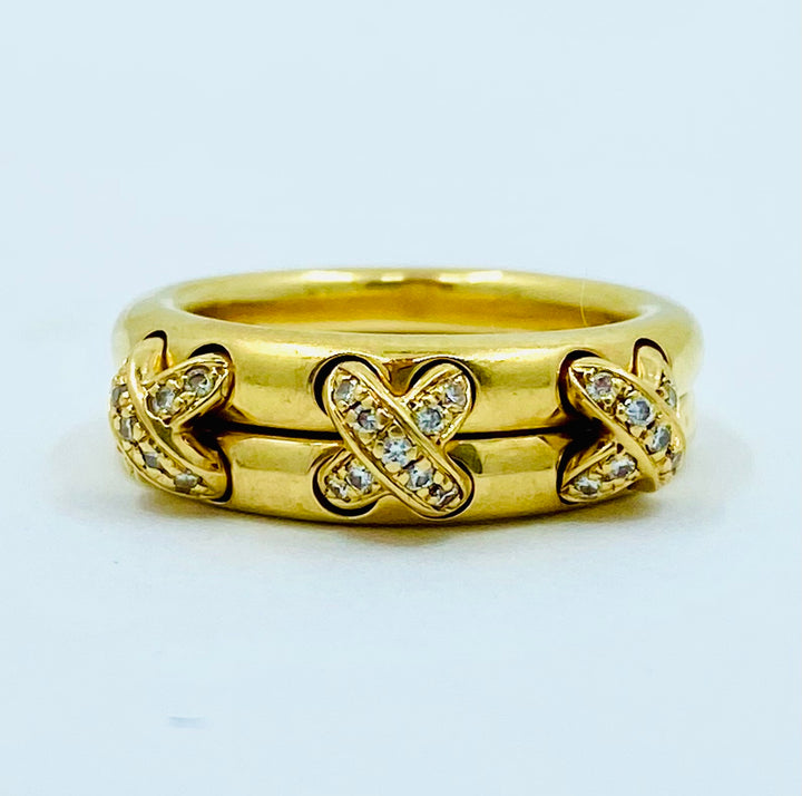 Chaumet Liens X Gold Ring