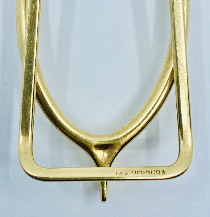 Verdura Gold Wishbone Money Clip