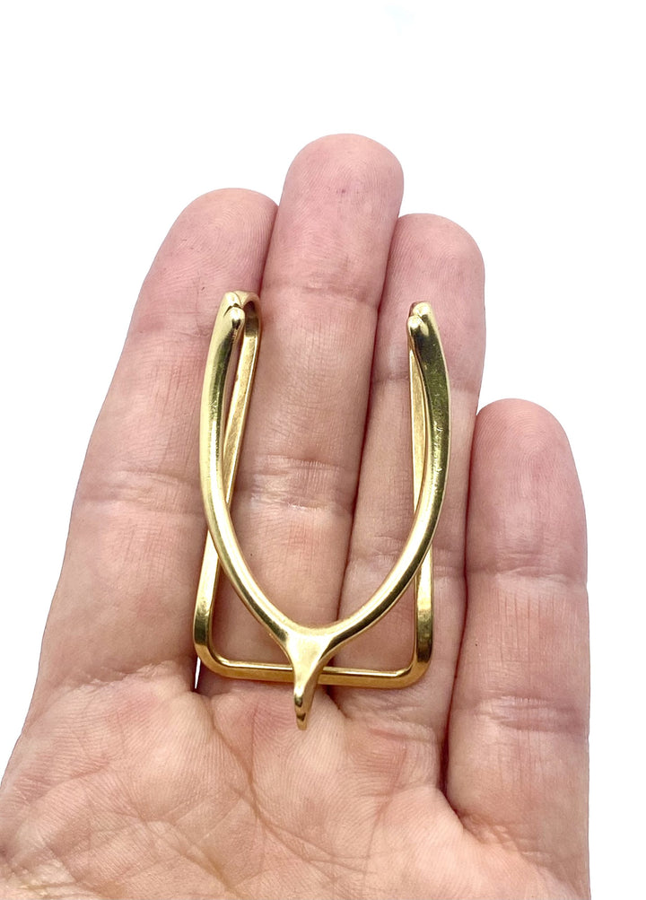 Verdura Gold Wishbone Money Clip