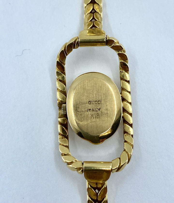 Vintage Gucci Gold Watch Bracelet