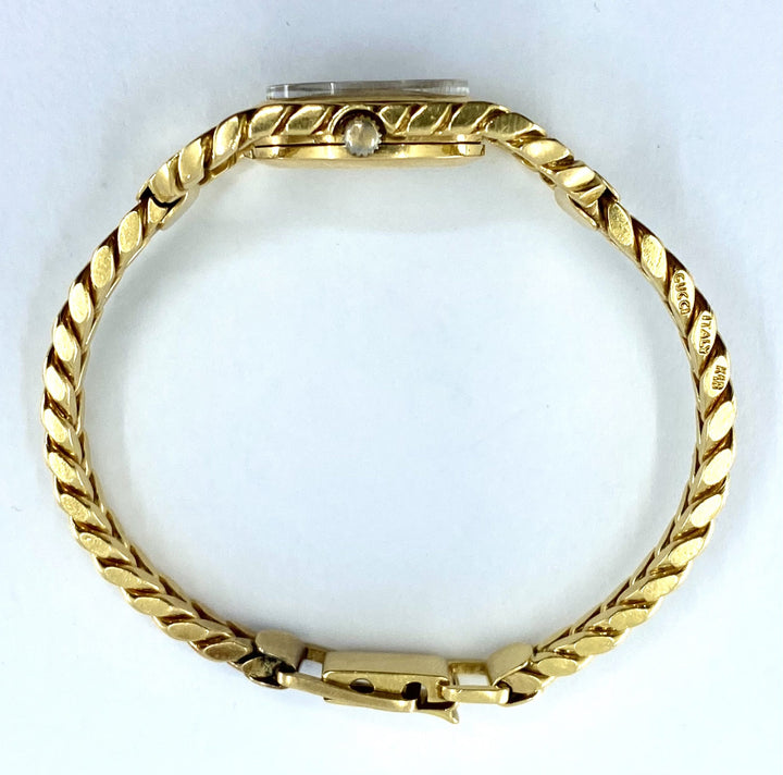 Vintage Gucci Gold Watch Bracelet