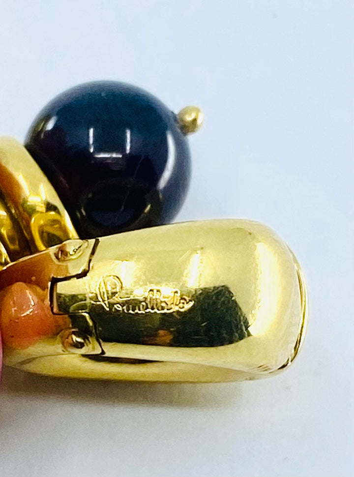 Pomellato Garnet Earrings Gold
