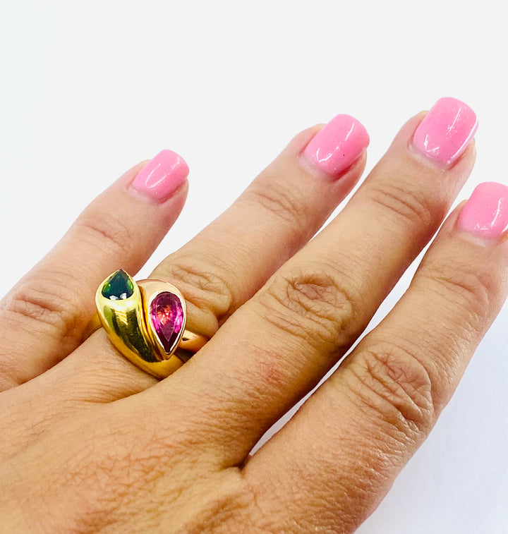 Bulgari Ring Toi et Moi Pink Gold