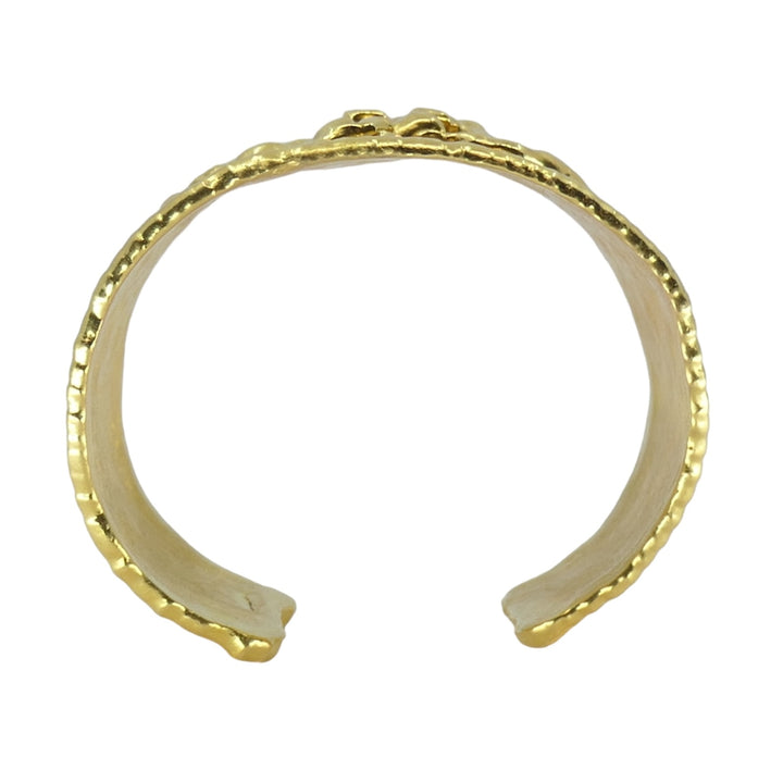 Jean Mahie 22k Gold Cuff Bracelet