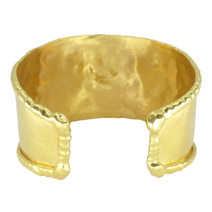 Jean Mahie 22k Gold Cuff Bracelet
