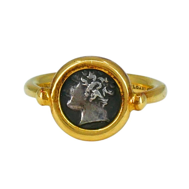 Bvlgari 18k Gold Monete Ancient Coin Ring