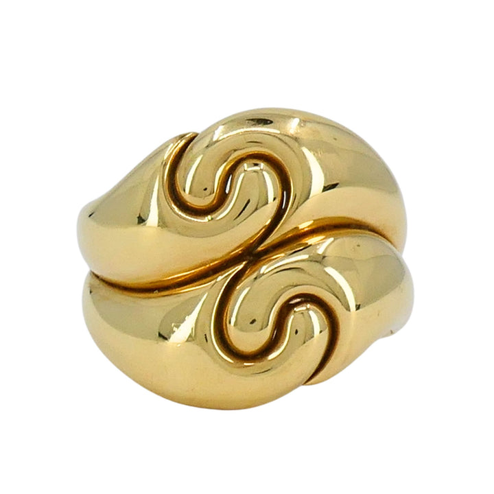Vintage Marina B Onda 18k Gold Ring