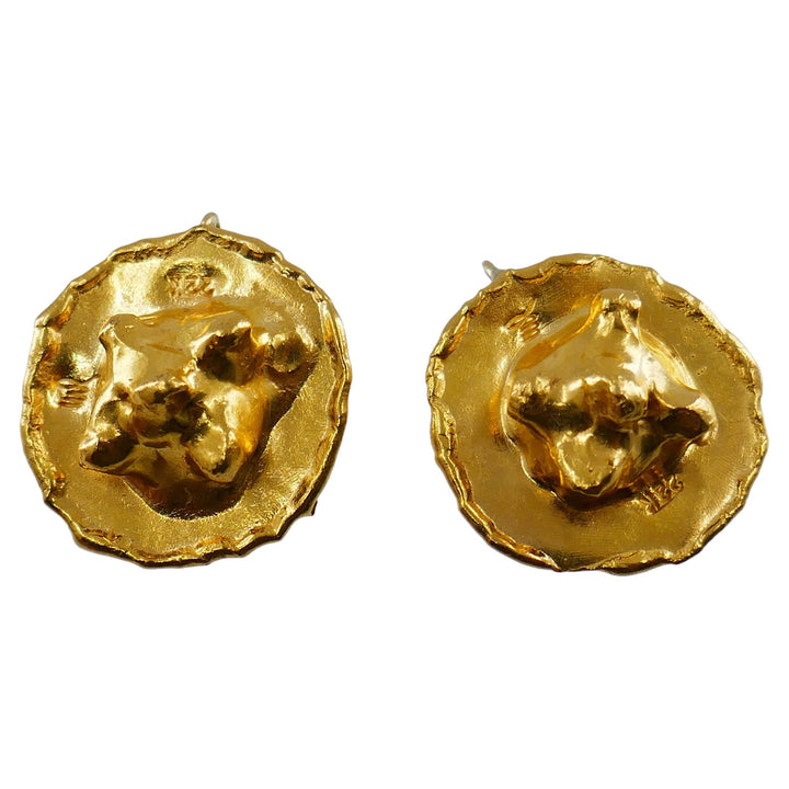 Jean Mahie 22k Convertible Earrings