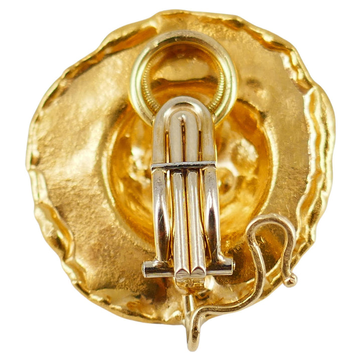 Jean Mahie 22k Convertible Earrings