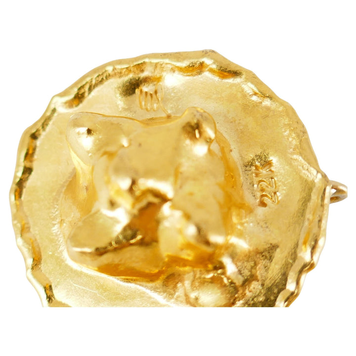 Jean Mahie 22k Convertible Earrings