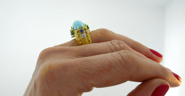 Vintage Cartier 18k Yellow Gold Ring