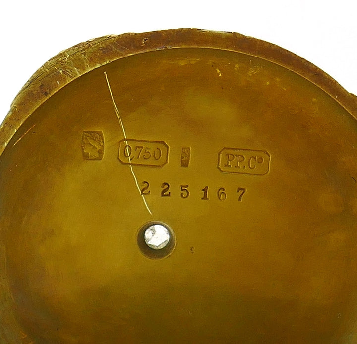 Victorian Patek Philippe 18k Gold Lapel Pocket Watch