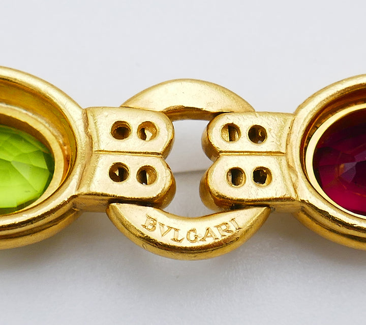 Vintage Bvlgari 18k Yellow Gold Chain Necklace Bulgari