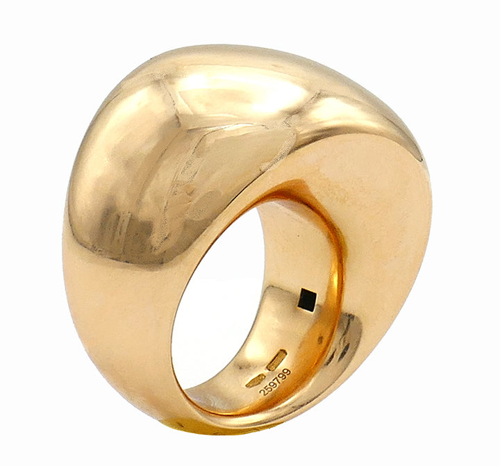 Vhernier Pirouette Ring 18k Gold Estate Jewelry Italy