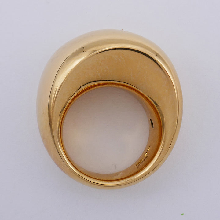 Vhernier Pirouette Ring 18k Gold Estate Jewelry Italy