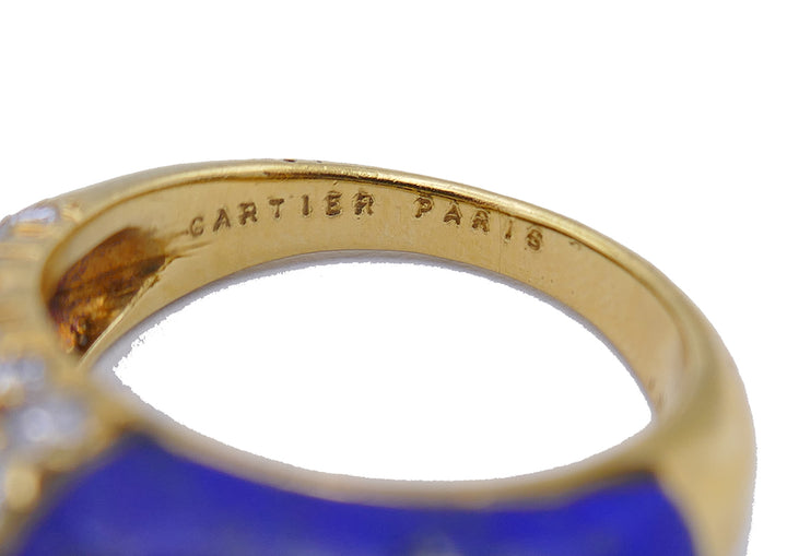 Vintage Cartier Ring Band 18k Gold Estate Jewelry