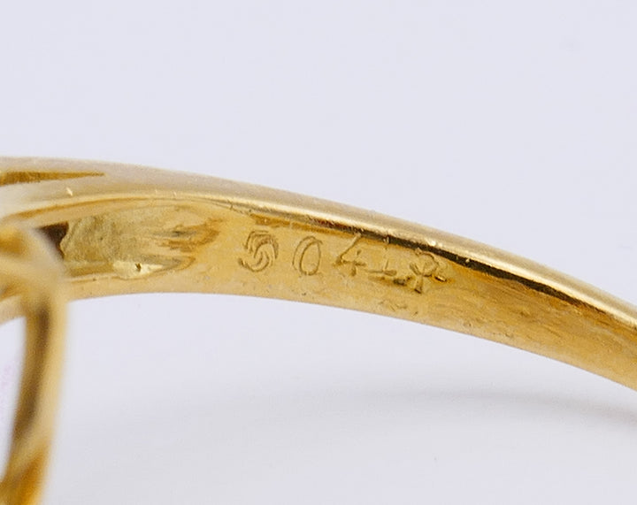 Cartier Ring 18k Gold Chameleon Diamond Bypass Cocktail Ring