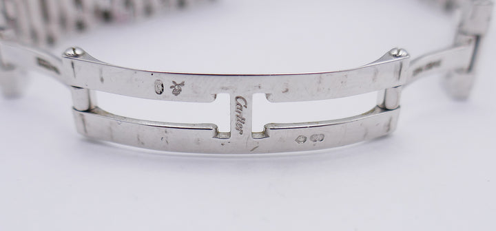 Cartier Tank AmŽricaine 18k Gold Diamond Ladies Watch Estate