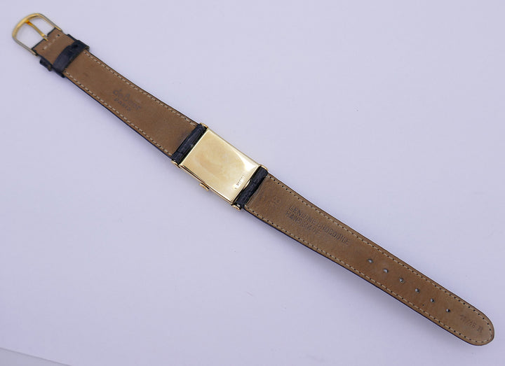 Vintage Vacheron & Constantin Watch 14k Gold Leather Strap