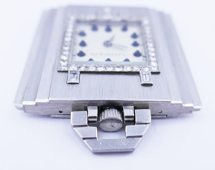 Vintage Tiffany & Co. Pocket Watch Pendant Platinum Diamond