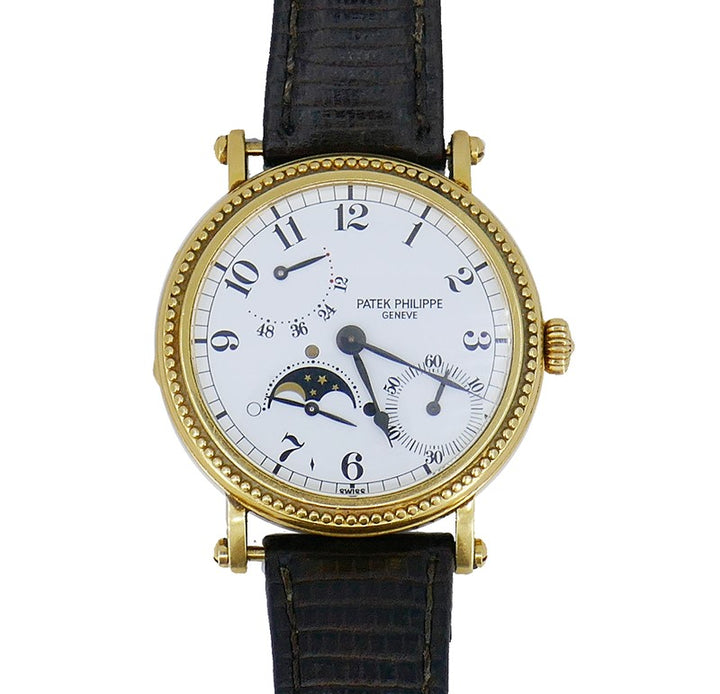 Patek Philippe 5015 Gold Watch Power Reserve 18k